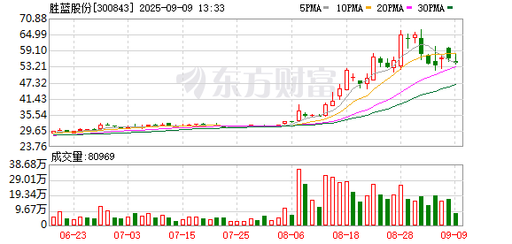 杠杆配资平台 胜蓝股份：4.50亿元可转债9月10日在深交所上市